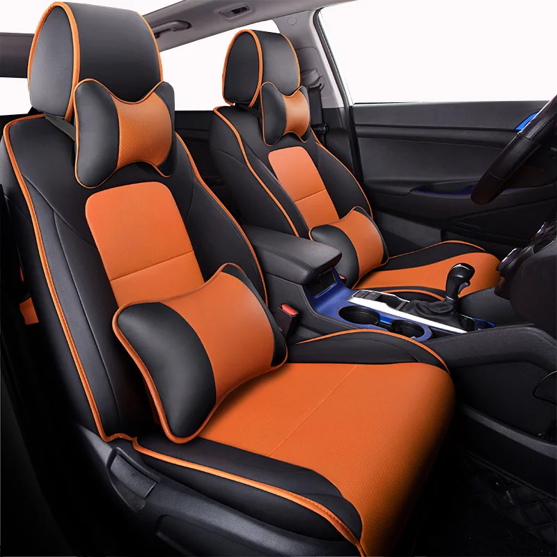 Чехлы на сиденья hyundai accent elantra santa fe solaris sonata tucson 2010 2009 2008 2007 Стайлинг|Чехлы