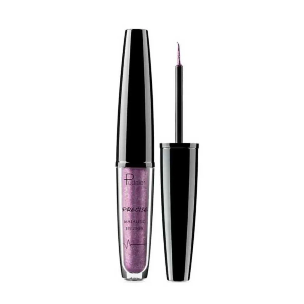 Pudaier 16-Цвет Блеск жидкая подводка Водонепроницаемый Металл Pearl Eyeliner Sparkle Shimmer Блеск жидкая подводка для глаз TSLM2