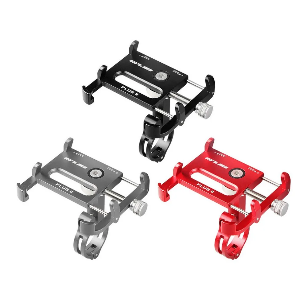 

Universal Mobile Phone Holder Rotatable Bike Bicycle Handlebar Mount Holder Aluminum Alloy Adjustable Bracket Anti-slip Clip