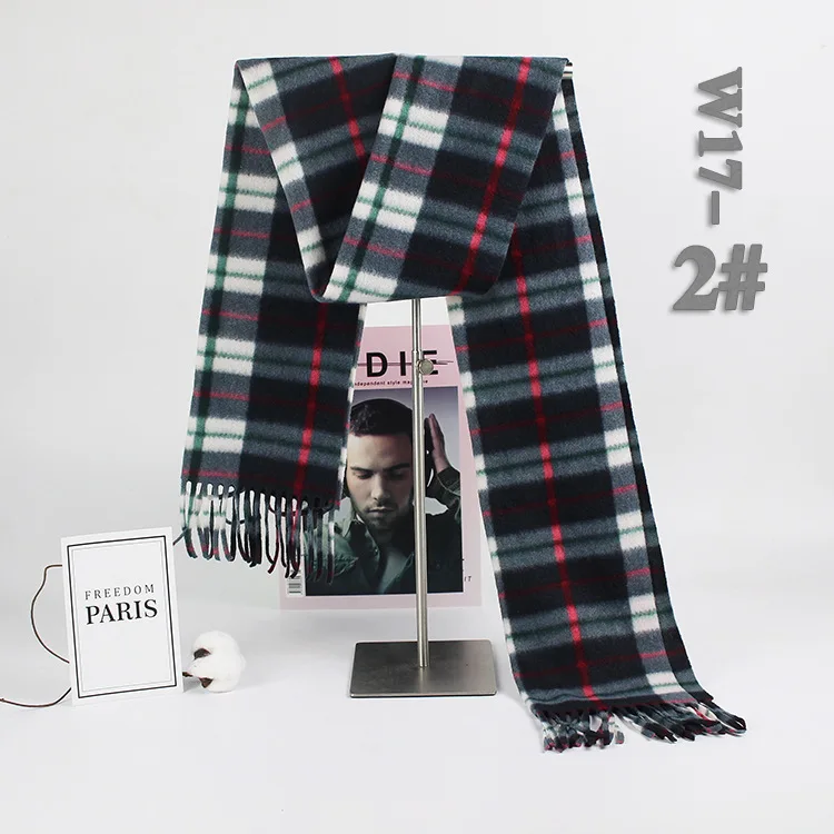 Осенне-зимний шарф клетчатые шарфы шарф унисекс Cashere мужской модный дизайн шарфы для дам
