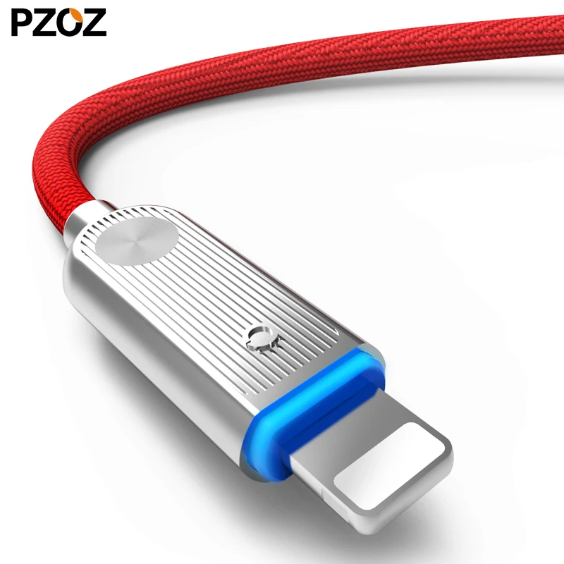 PZOZ für pple iphone se 5 5se 5s 6s 7 8 Auto Trennen led licht kabel schnelle ladegerät usb iphone