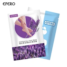 Efero 2 пары маска для ног отшелушивающая кутикулы пилинг омертвевшей кожи увлажняющая маска Детские Спа носки для педикюра отшелушивающий