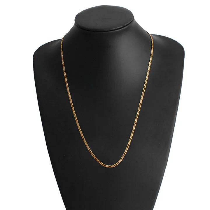 Fansheng индивидуальное 60 см модное золотое ожерелье морская цепь мужская цепочка для мальчиков ожерелье ювелирные изделия оптом