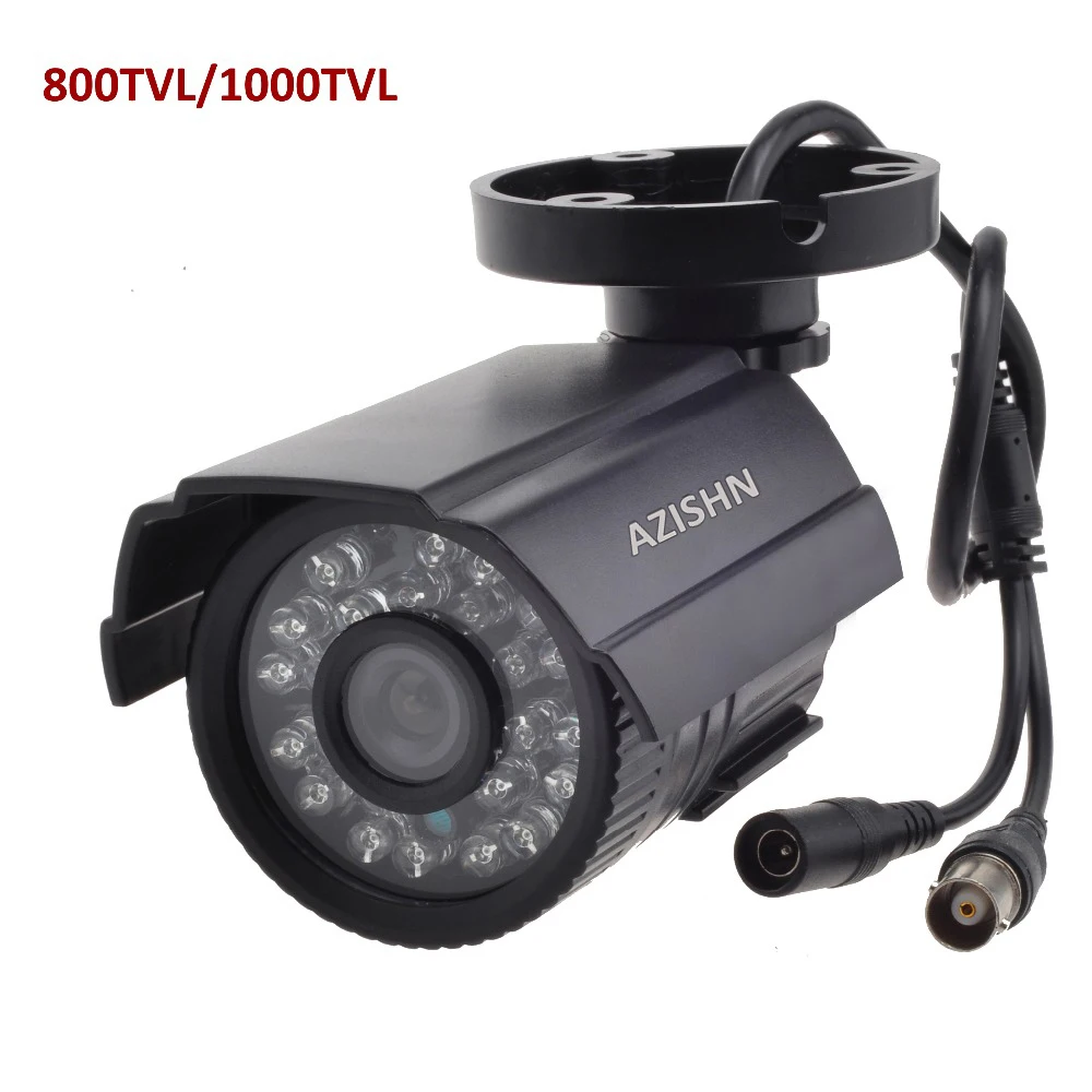Security Camera 800TVL IR Cut Filter 24 IR Day Night Vision Video Outdoor Waterproof IR Bullet