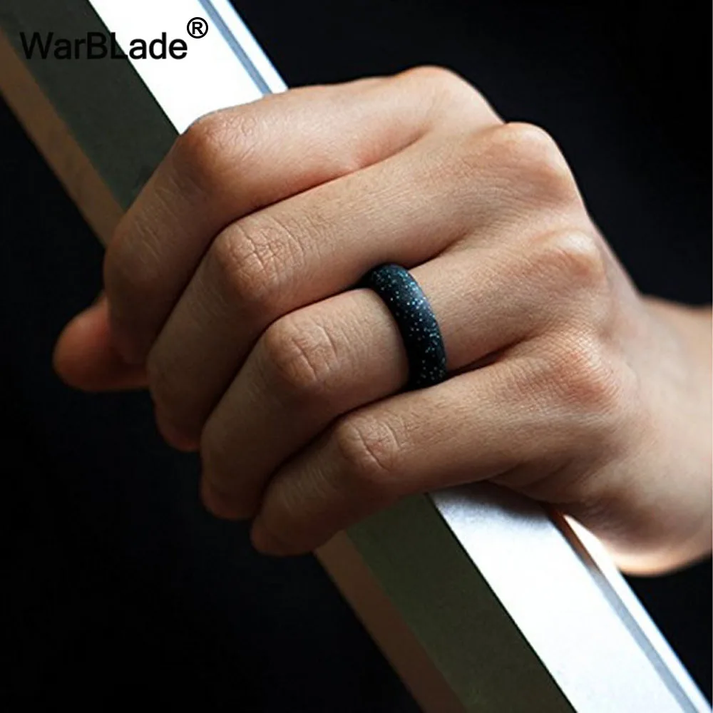 The UnDefined Black Silicone Ring Sizes 6-12 
