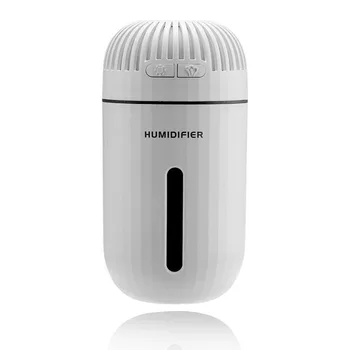 

mini USB 310ML air ultrasonic humidifier household essential oil diffuser atomizer air freshener atomizer night light for home