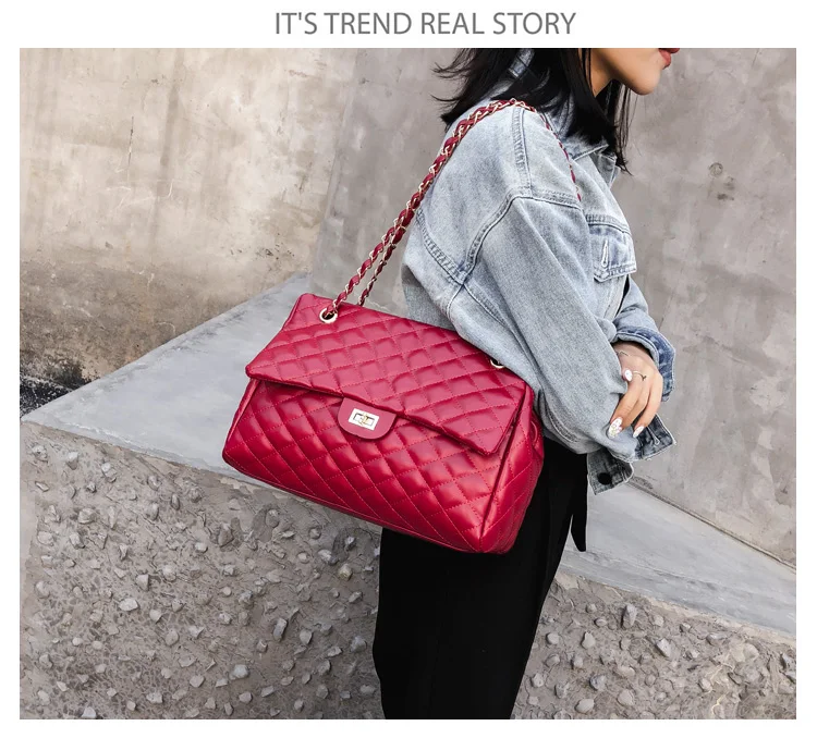 

2019 Fashion Woven lattice Woman Shoulder Bags Famous Brand Luxury Handbags Women Bags Designer High Quality PU Totes Women bag