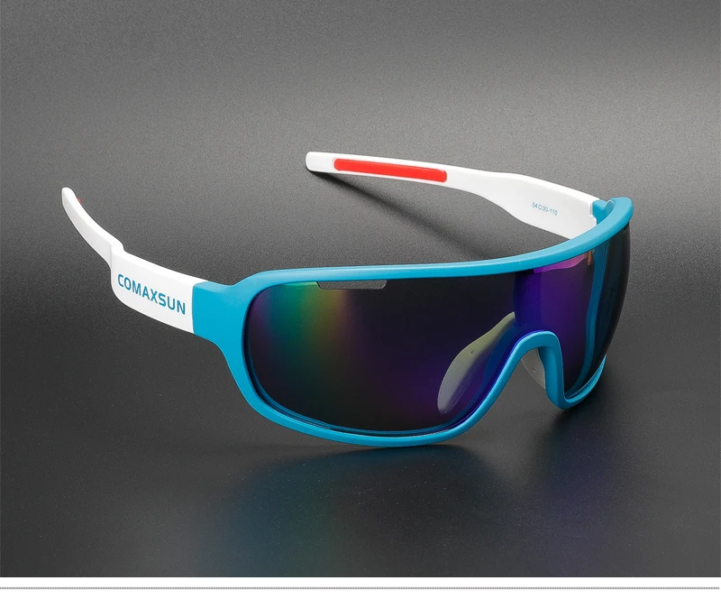 COMAXSUN поляризационные велосипедные очки для езды на велосипеде защитные очки для вождения, рыбалки, спорта на открытом воздухе солнцезащитные очки UV 400 3 линзы