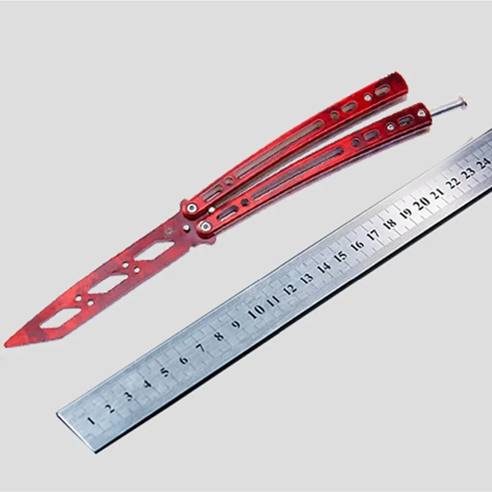 ZQXYSJ сложенный нож бабочка Kerambit Csgo байонет Титан Balisong метание инструменты ножи