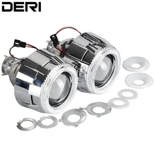 2 5 дюйма 35 Вт LHD HID линзы проектора Bi Xenon 6000 К с CCFL белым ангельским