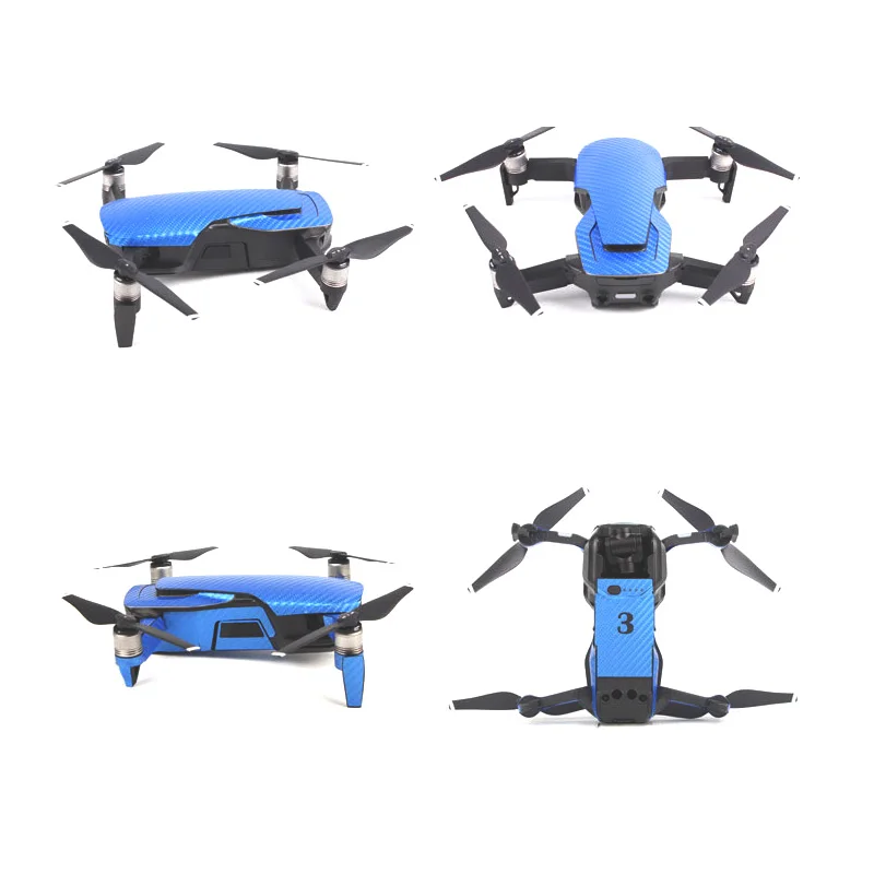 Mavic Air Carbon Skin Sticker Body & Remote Control & battery Decals Protective Film  for DJI Mavic Air Drone Accessories 1 (11)