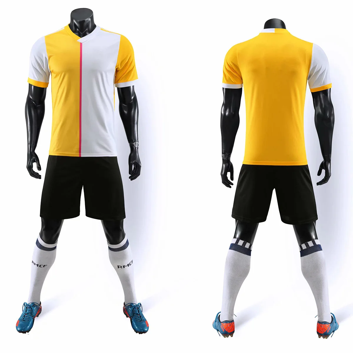 Новинка 19/20 года, Детская Футбольная Одежда для взрослых, спортивный футбольный комплект для мальчиков, детские футбольные тренировочные шорты для униформы - Цвет: Model 2