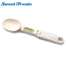 Sweettreats 500g/0.1g Kitchen Digital Spoon Scale Electronic Measuring Spoon With LCD Display