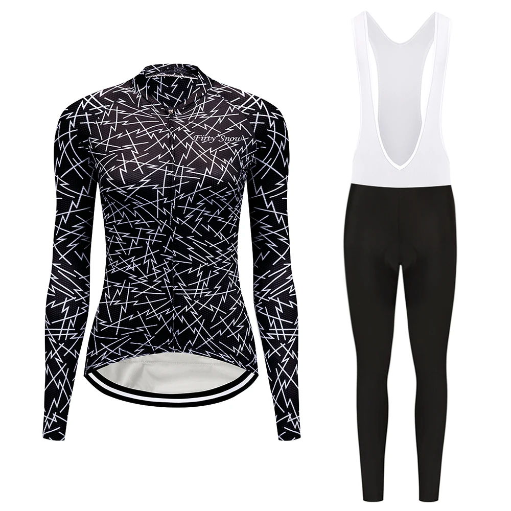 

2019 Autumn women's bike clothing suit cycling jersey set wear pro gel pad bicycle clothes mtb maillot kit dress uniform pants