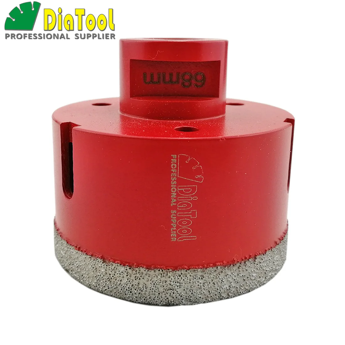 DIATOOL 1pc Dia 68mm Vacuum Brazed Diamond Hole Saw Drill Core Bits with M14 Thread Drilling Granite Hole Saw Diamond Drill Bit DIATOOL 1pc Dia 68mm Vacuum Brazed Diamond Hole Saw Drill Core Bits with M14 Thread Drilling Granite Hole Saw Diamond Drill Bit