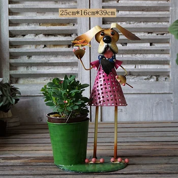 

Tin Animal Flower Barrel Flower Pot Decoration Garden Balcony Decorative Ornaments Variety Of Optional