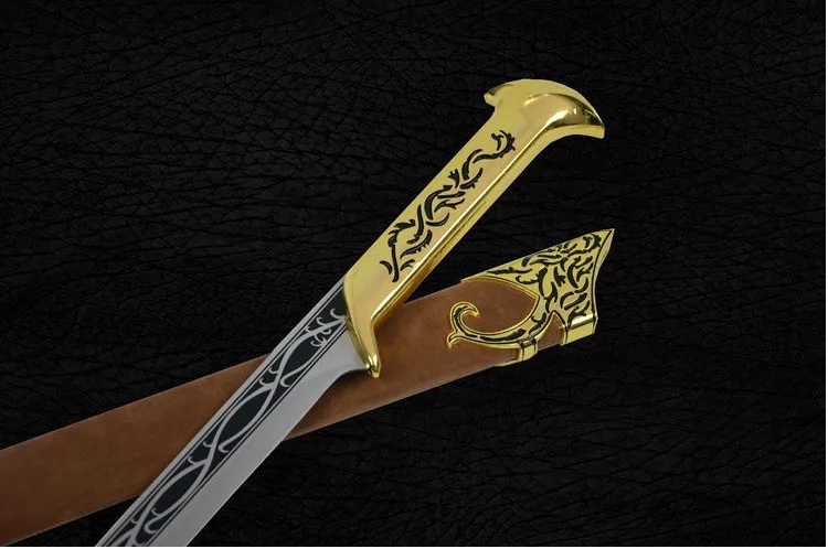 Perfect Film Television Animation Lord Of The Rings Sword Hobbit Anti -Body Weapons Home Decoration Crafts Not Open Blade Christmas Gift 11