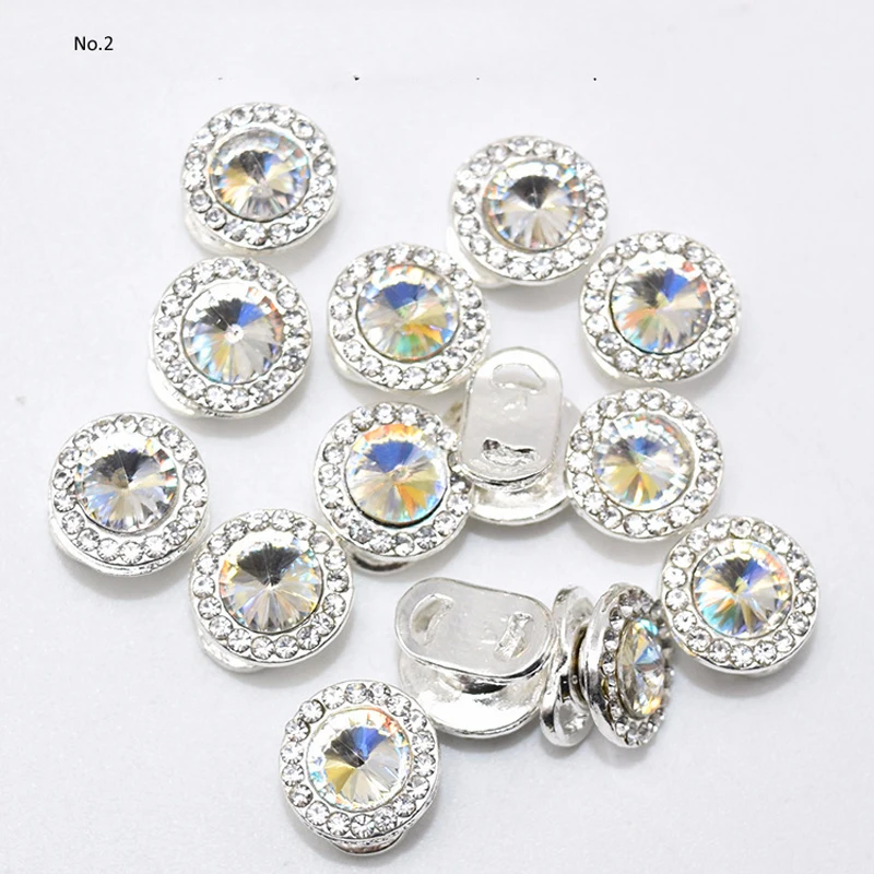 

2019 Diamonds For Nails 1pcs Green/Red/Crystal Nail Art Alloy Round Rotatable Nail Diamonds 3d Charms Diamond For Nails Art H58