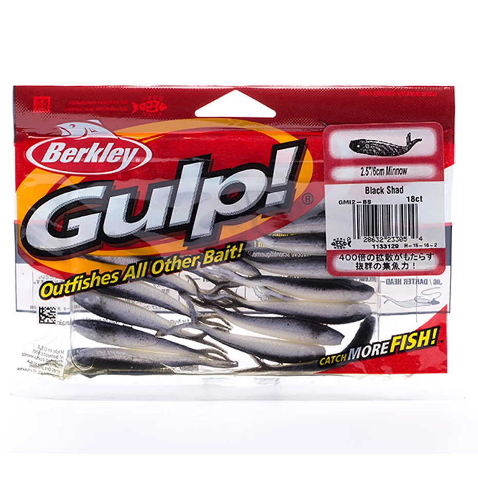 Berkley Gulp Minnow Fishing Lure 18 Pcs - Finish-Tackle