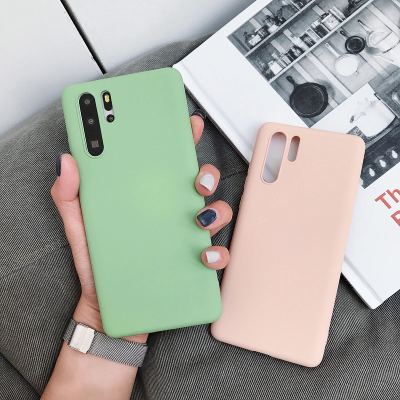 Роскошный цветной Мягкий чехол из ТПУ для телефона Huawei P30 Lite P20 P40 Mate 30 20 Y9 S 2019 Y5 Y6