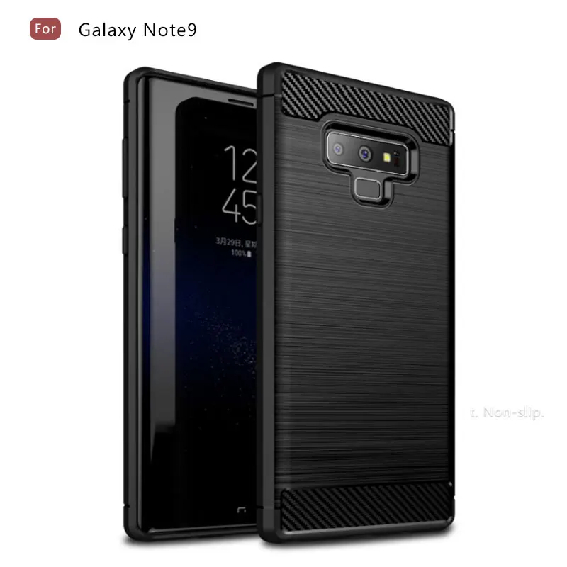 Силиконовый чехол для телефона samsung note9 мягкий защитный из ТПУ galaxy note8