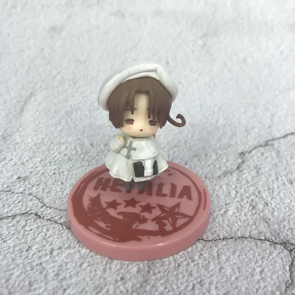 

9pcs/set Anime Axis Powers Action Figure Hetalia Renewal Italy United States Alfred F Jones Q Version Model Moni Kids Toy Gift