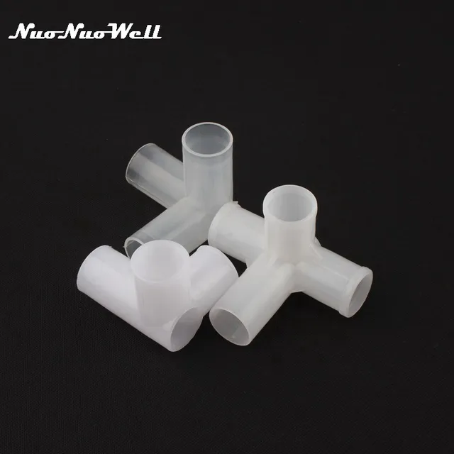 4 pz NuoNuoWell Plastica Diametro Interno 12mm 16mm 20mm 25mm PE Tee Connettore 4 pz NuoNuoWell Plastica Diametro Interno 12mm 16mm 20mm 25mm PE Tee Connettore