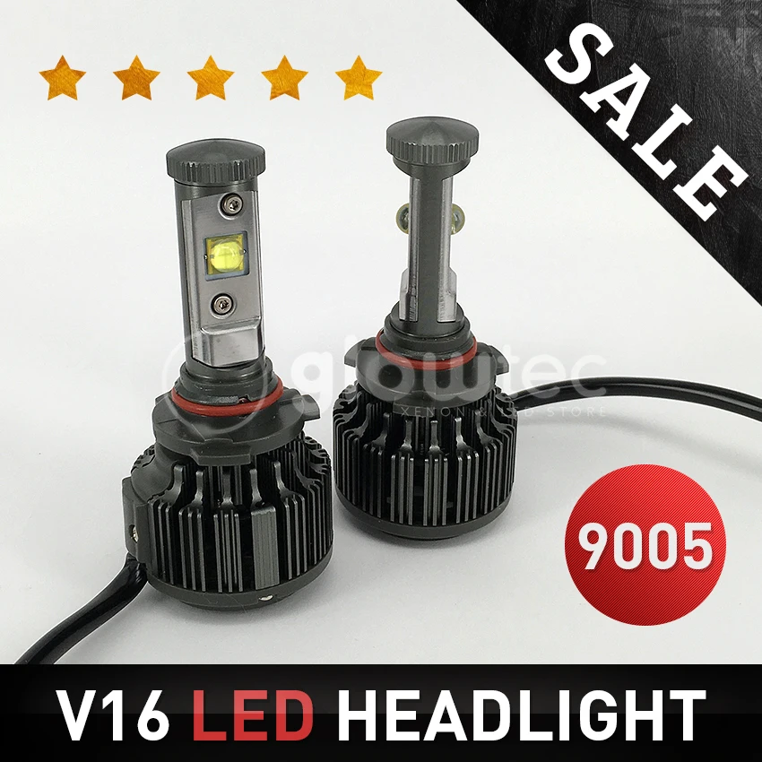 V16 LED HEADLIGHT 9005 Turbo 40w 3600lm LED bulb All in one car led