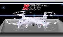 free shipping SYMA X5C 2.4G 6-Axis 4 channels RC Drone RC Quadcopter With 2MP HD Camera