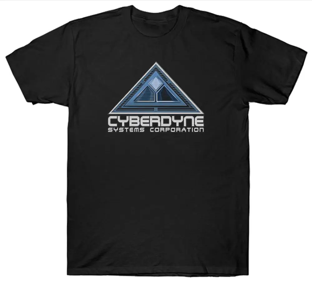Терминатор Футболка Топ CYBERDYNE SCHWARZENEGGER культ SCI FI фильм 1980'S | Мужская одежда