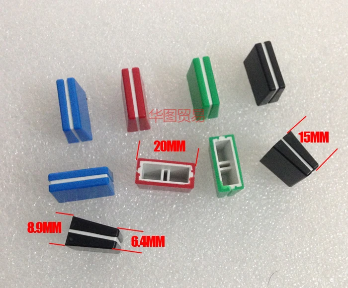 8 Pz Per Pioneer Djm-707 800 909 750 850 900 900 Nexus 2000 Mixer Scivolo Dritto Potenziometro Calotta Del Pomello