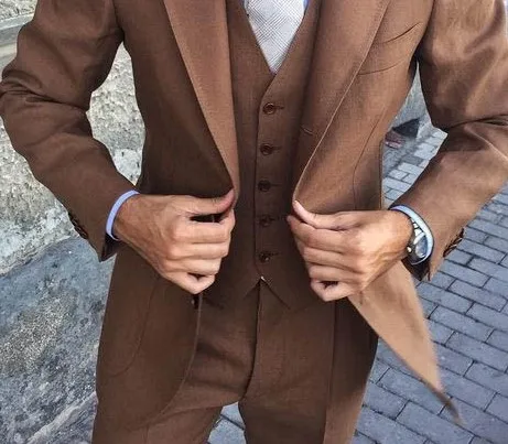 Men-Wedding-Suit-2018-Custom-Made-Groomsmen-Lapel-Notch-Groom-Brown-Tuxedos-Men-Suits-Wedding-Prom (1)