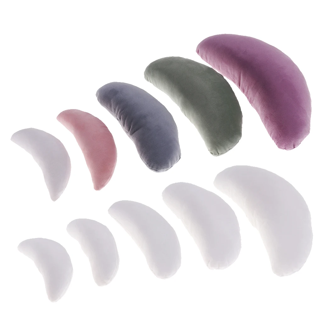 10 Pieces/Set Baby Photography Moon Pillow Posing Props White + Colorful