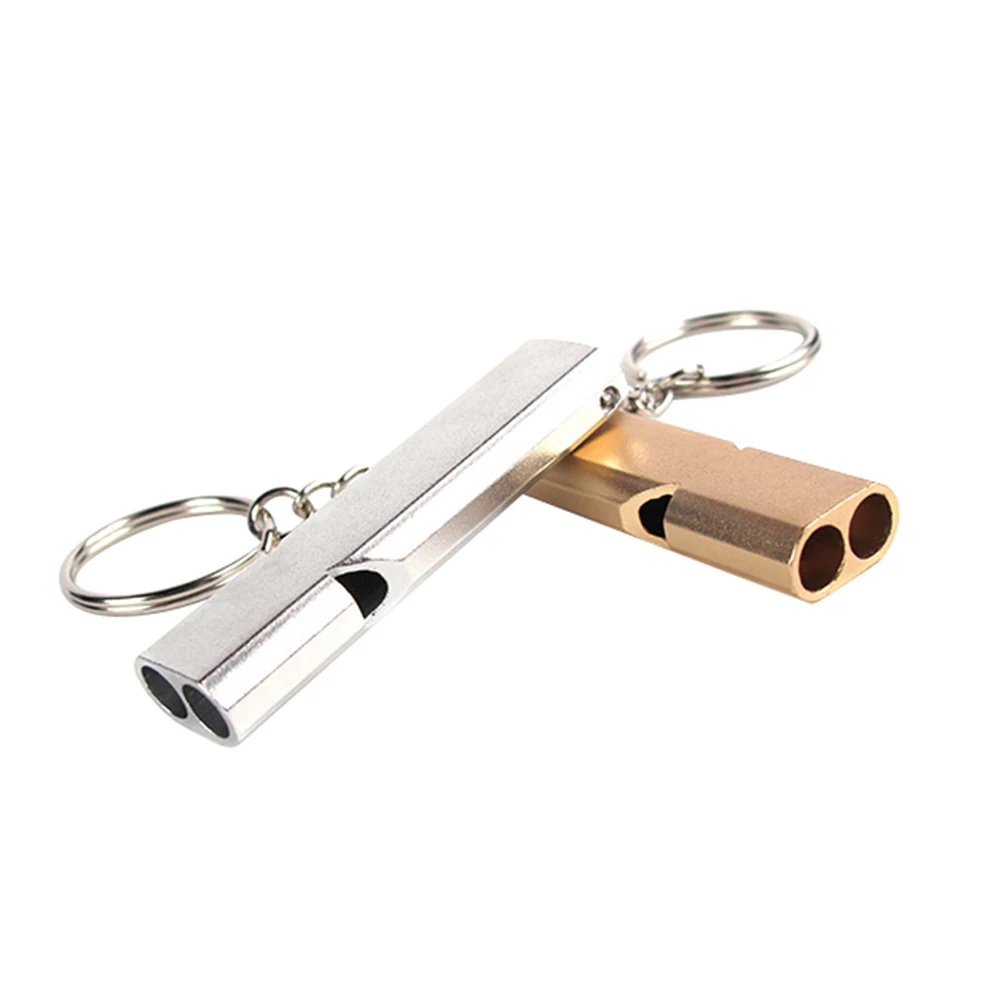 1 шт. брелок свисток для выживания на открытом воздухе|silver color|silver silversilver keychain |