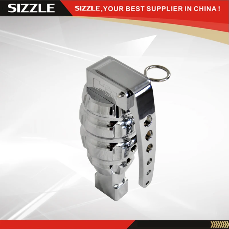 Aluminum Chrome Grenade Shift Knob For HUMMER H2 2003 2005