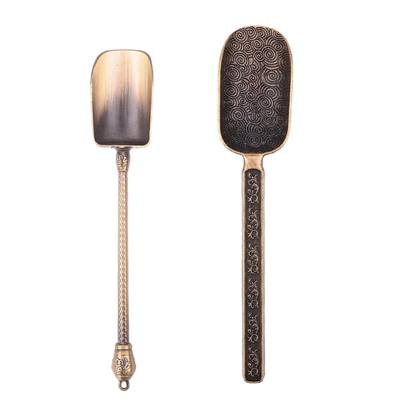 Beeinch Tea Spoon Chinese Style Exquisite Vintage Loose Leaf Tea Chooser Measuring Spoon Holder Tea Scoop Tool Beeinch Tea Spoon Chinese Style Exquisite Vintage Loose Leaf Tea Chooser Measuring Spoon Holder Tea Scoop Tool