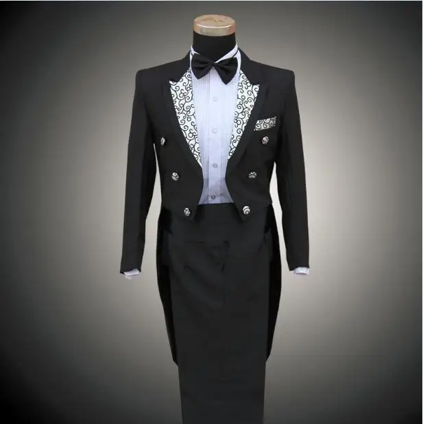 2018 Men tails dress costumes Male wedding dress suit in Suits from