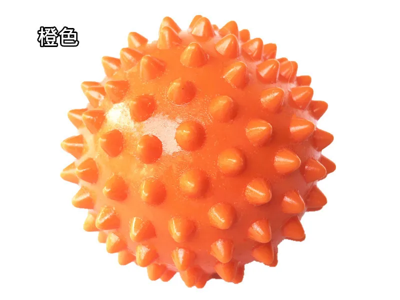 4 color PVC hand massage ball PVC soles hedgehog Sensory training grip the ball Portable physiotherapy ball Catch the ball