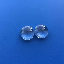 2 шт. 15 мм диаметр мини K9 оптическое стекло фокусное расстояние 11,9 мм большая оптика двойная выпуклая стеклянная линза фокус Biconvex объектив