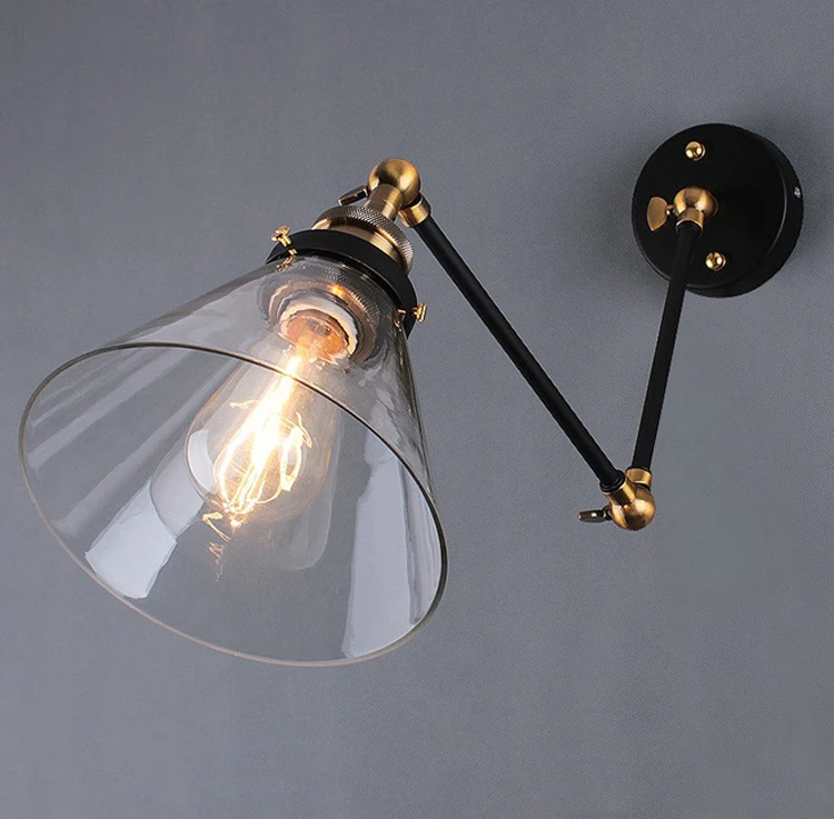 Aliexpress.com : Buy Retro Two Swing Arm Wall Lamp Sconces ...