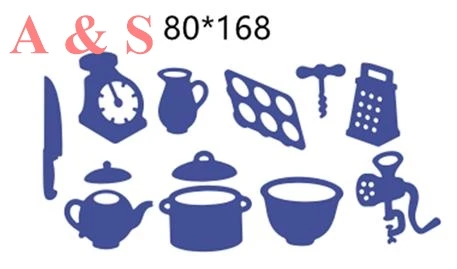  Q22 METAL CUTTING DIES Kitchen Scrapbook card invitation paper craft party decor embossing stencil  - 32829591854