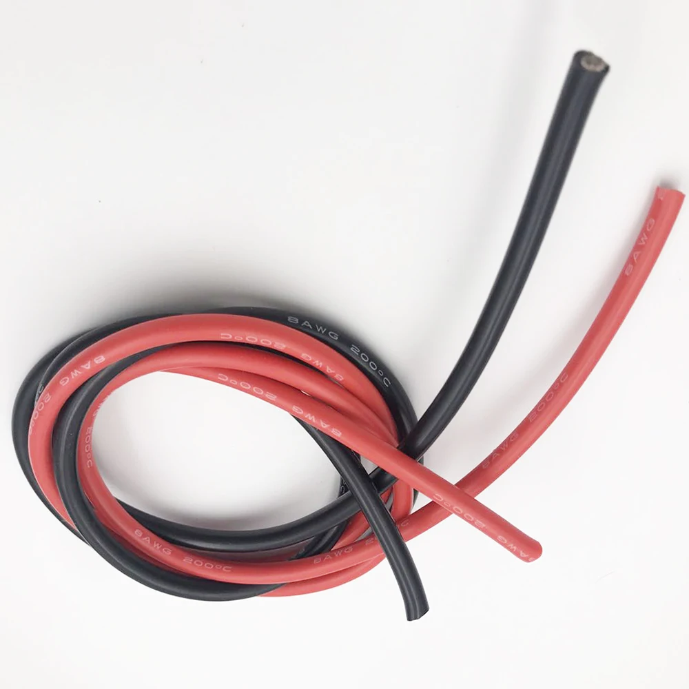 AWG силиконовая линия ультра гибкий Тестовый Кабель 0AWG-60-200 градусов высокая температура высокое напряжение 0AWG провод шнур питания