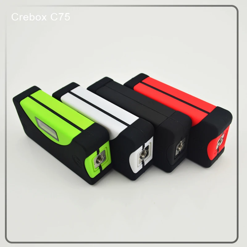 Crebox C75 Электронная Сигарета Kit 75 Вт 2400 мАч ТК Коробка Мод Бак распылитель Мини-ЭГО
