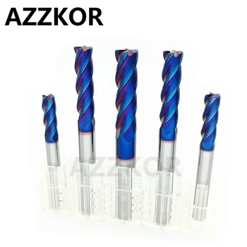 

Milling Cutter Alloy Coating Tungsten Steel Tool Cnc Maching Hrc70 Lengthening Corner Roughing Top Milling Endmills 75L/100L