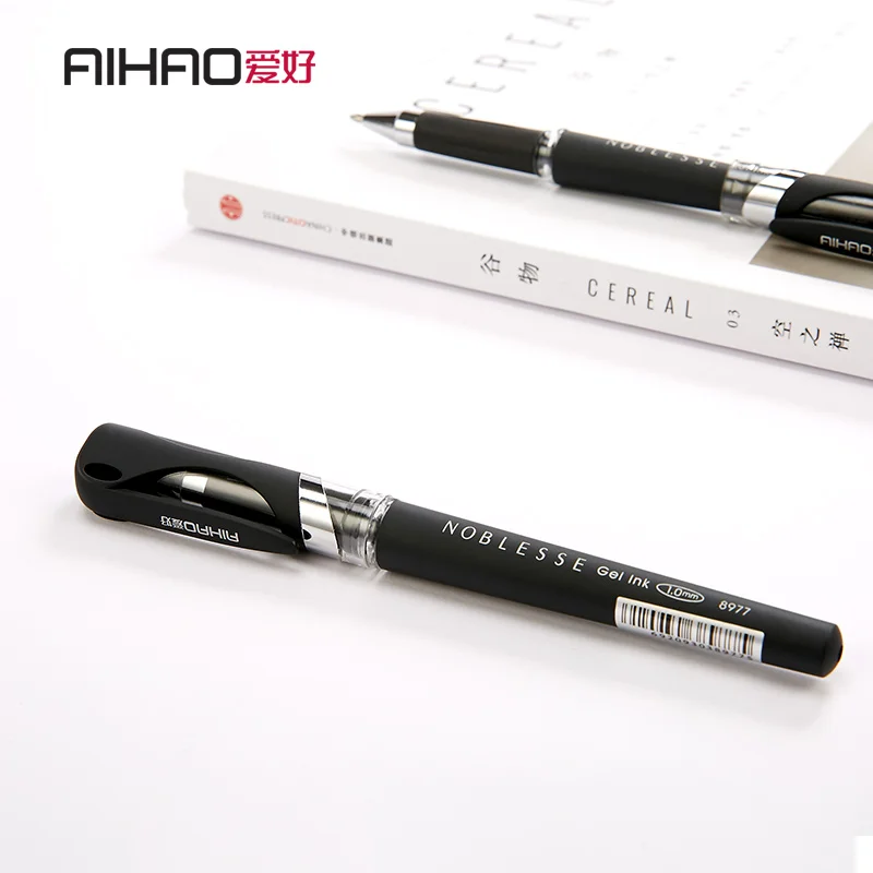 AIHAO Новое поступление пластиковая ручка 1 0 мм точечный колпак гелевая 12 шт./Корд
