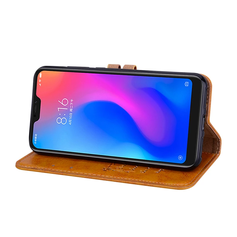 xiaomi leather case handle Vintage Leather Case For Xiaomi Redmi 5 Plus 6 6A Note 5 Pro 5A Prime Note 4 4X Global S2 4A 3S Mi A2 Lite A1 Pocophone F1 Cover xiaomi leather case cosmos blue