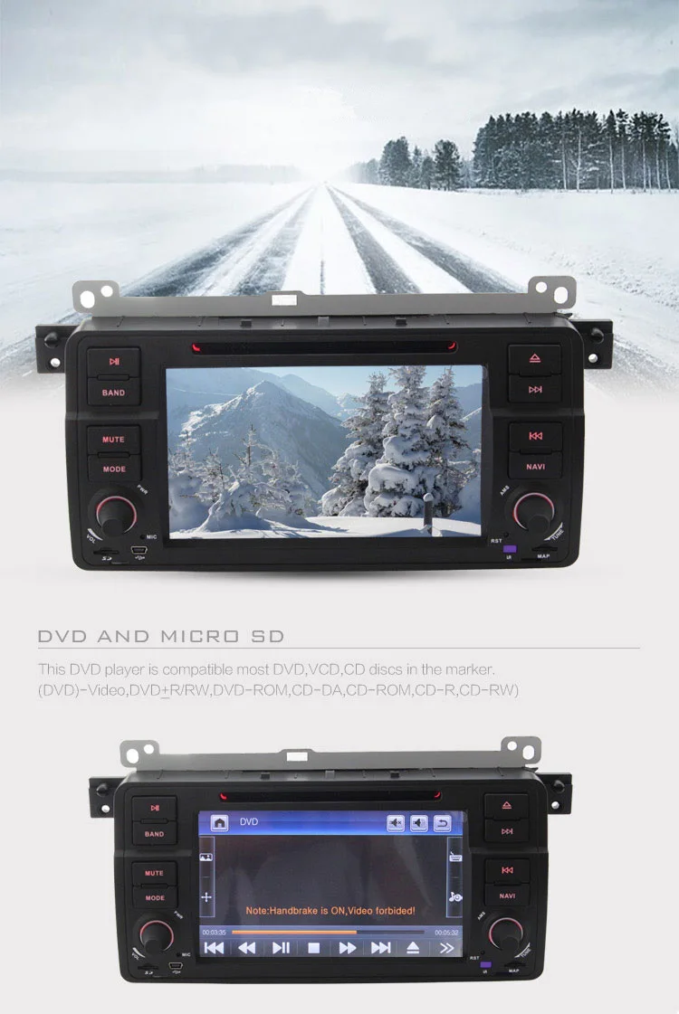 Flash Deal LJHANG 7 Inch 1 Din Car DVD Player For BMW E46 M3 MG ZT Rover 75 Auto Radio Stereo Audio Video GPS Navigation Multimedia USB RDS 1
