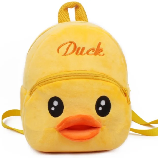 lovely cartoon yellow duck baby school bag Cute pink Rabbit baby school bag Birthday present Children's day gift