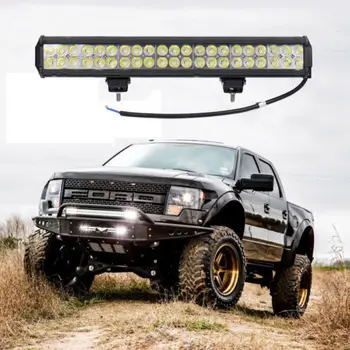 

Combo Beam 10100lms 20 inch 126W Offroad LED Light Bar Work Light 4x4 Car Driving Lights 12V Wiring Harness Wholesale Fog Light