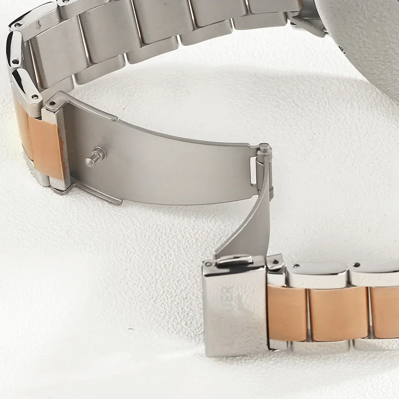 Часы для влюбленных Lorinser из нержавеющей стали, швейцарские кварцевые наручные часы, милые пары, элегантные деловые часы